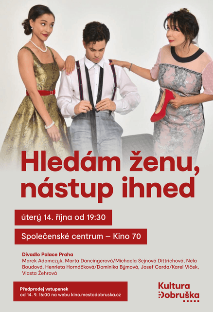 Hledám ženu, nástup ihned